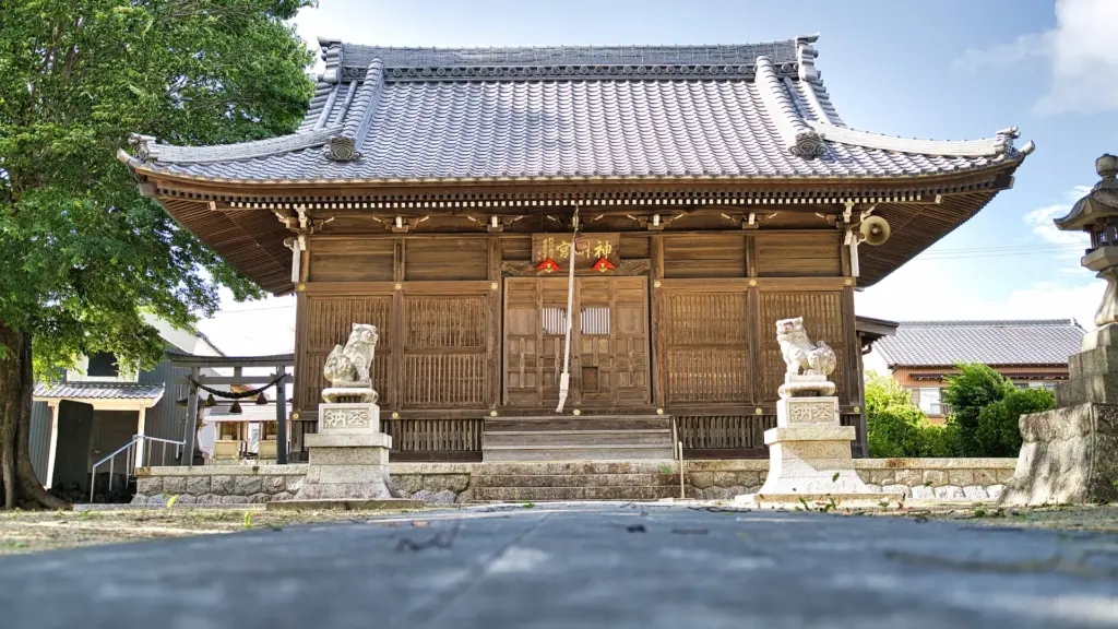 拝殿正面